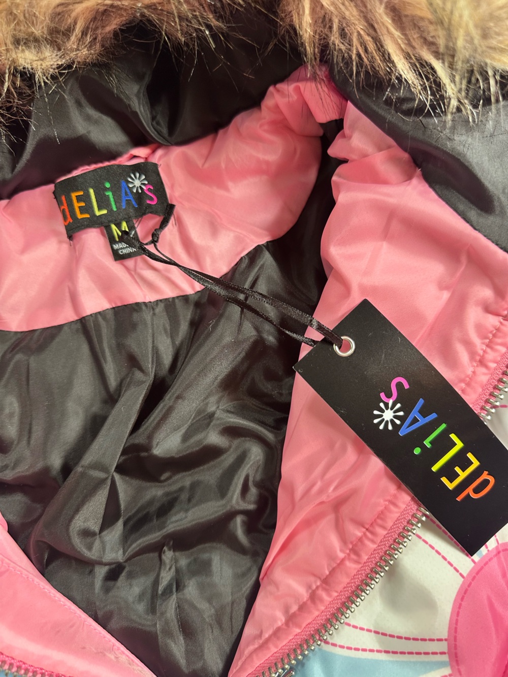 Dolls Kill • x Delia’s Show & Tell Colorful Floral Quilted Puffer Jacket - Picture 5 of 16